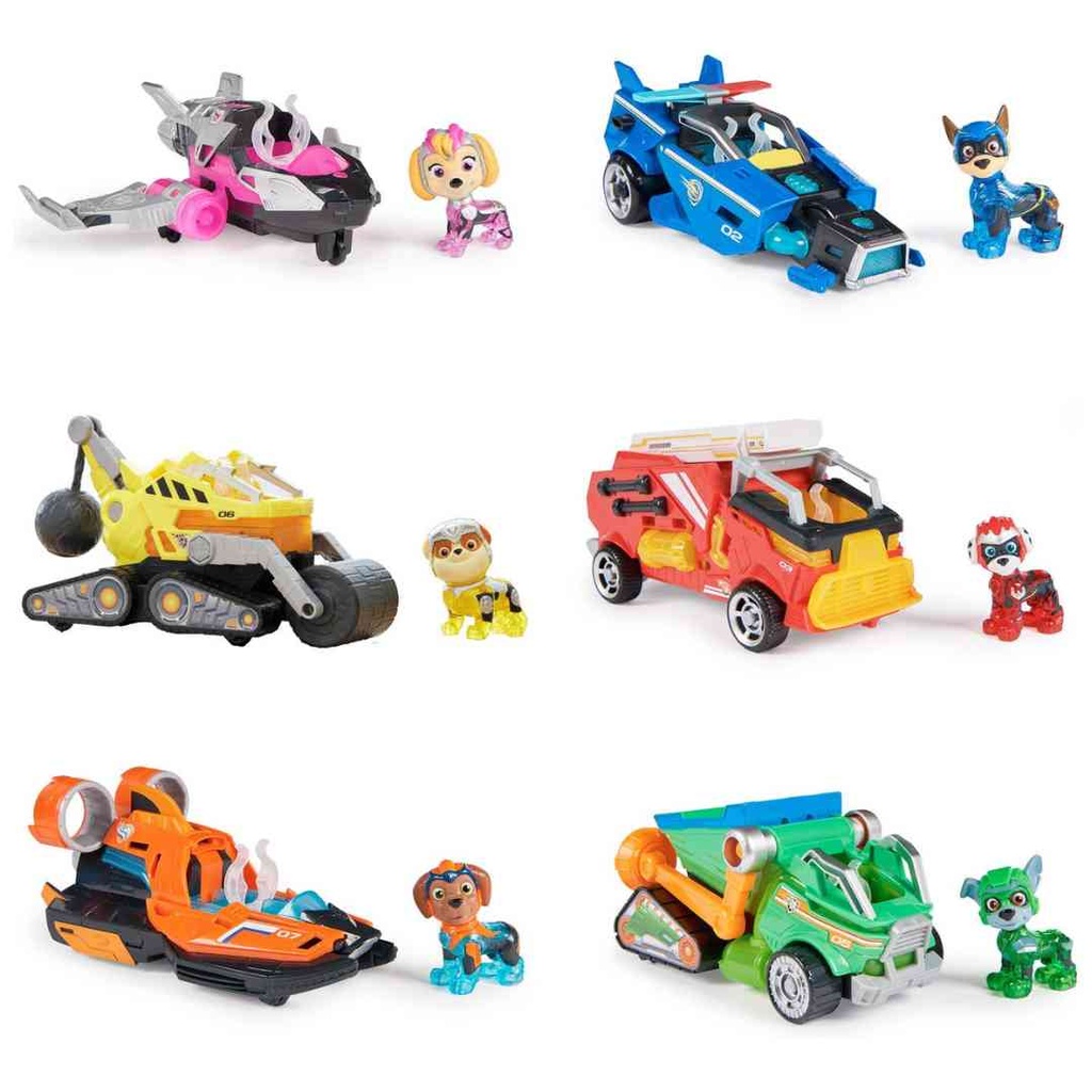 Paw Patrol Mighty Movie Mini Vehicle Assorted Liliplum Kids